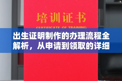 芦洲出生证明制作的办理流程全解析，从申请到领取的详细指南
