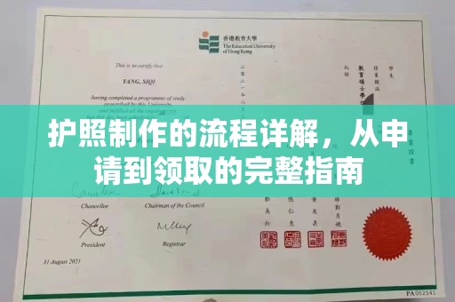 芦洲护照制作的流程详解，从申请到领取的完整指南