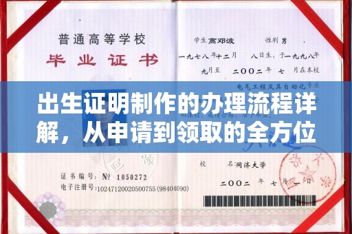 芦洲出生证明制作的办理流程详解，从申请到领取的全方位指南
