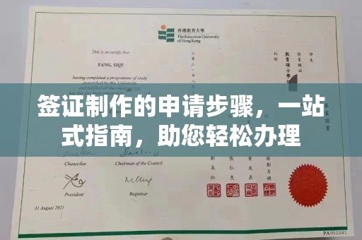 芦洲签证制作的申请步骤，一站式指南，助您轻松办理